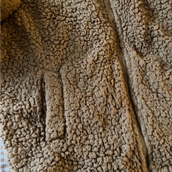 Express Tan Sherpa Jacket - Picture 2 of 5